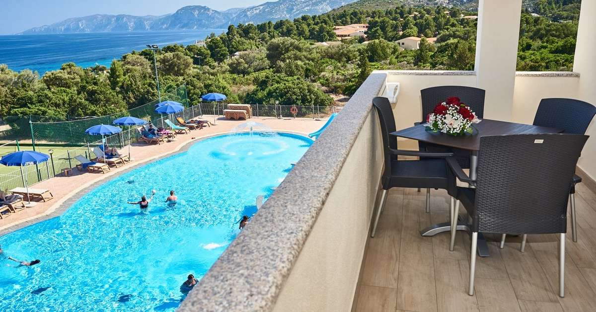 Een foto van een overzicht van Parco Blu Club Resort