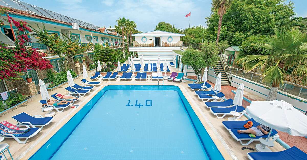 Ein Foto vom Pool im Side Sunberk Hotel