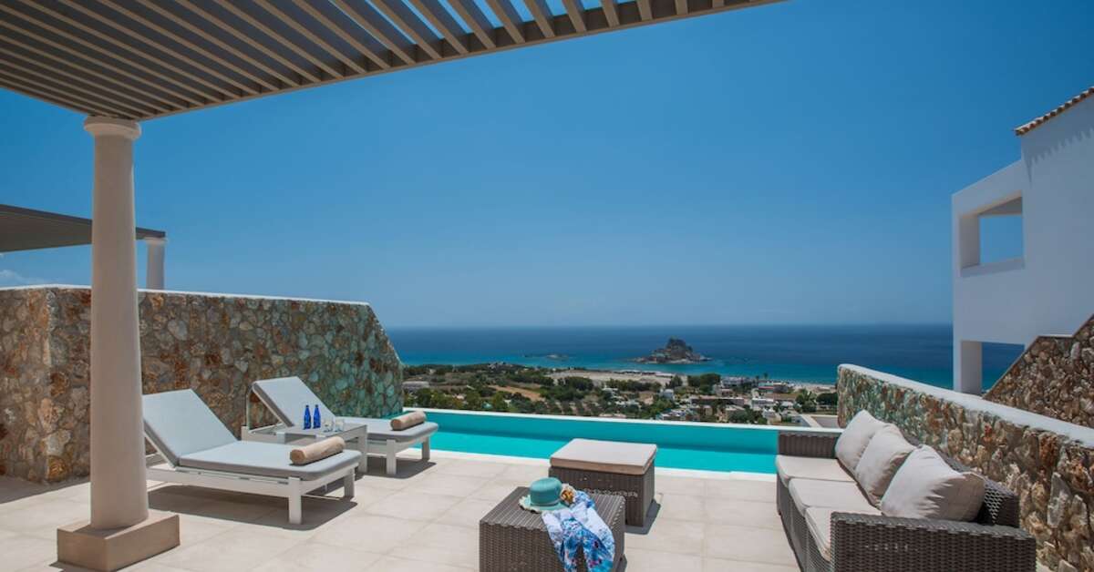 Een foto van White Rock of Kos