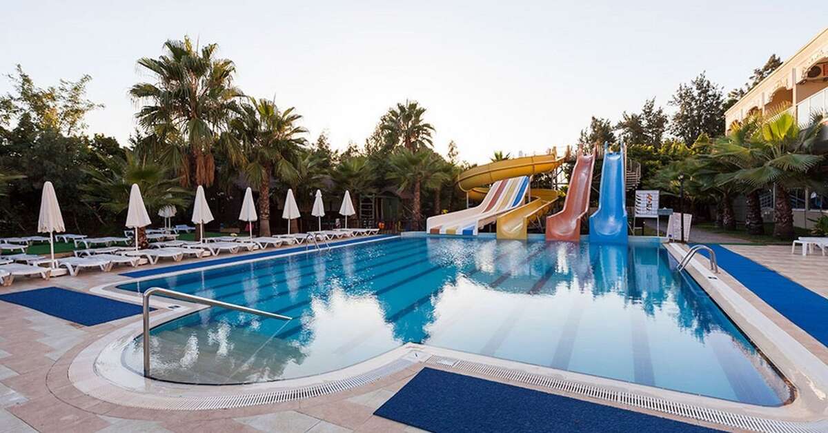 Ein Foto vom Pool im Hotel Sultan of Side