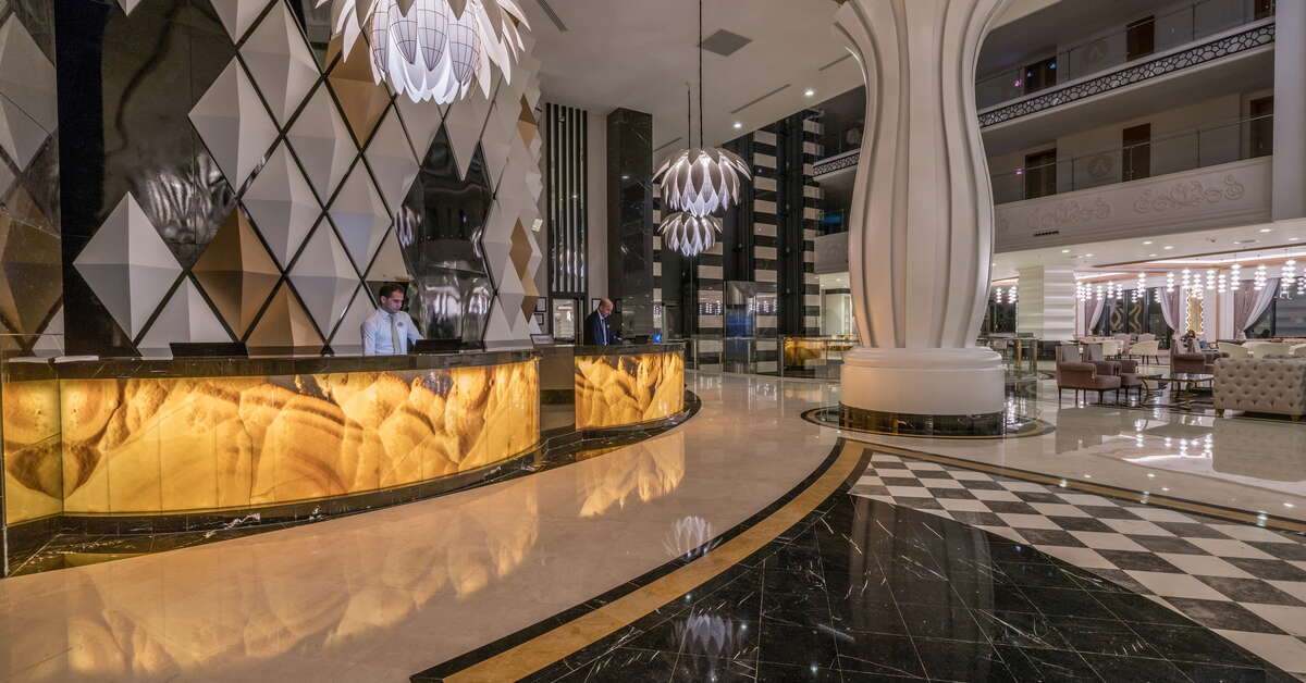 Een foto van het interieur van Adalya Elite Lara