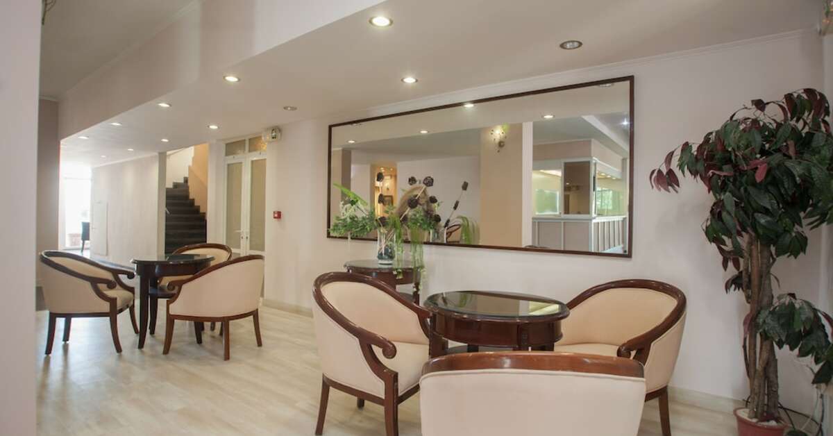 Ein Foto vom Innenbereich im Golden Alexandros Hotel	