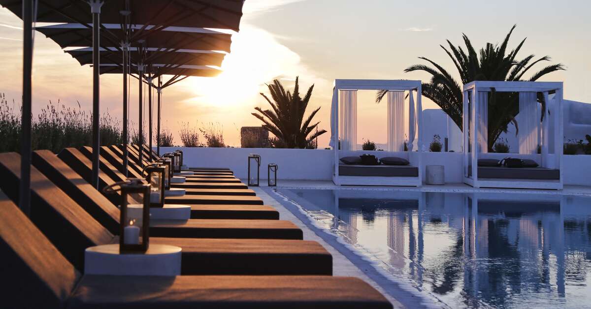 Een foto van het zwembad bij Livin Mykonos Hotel