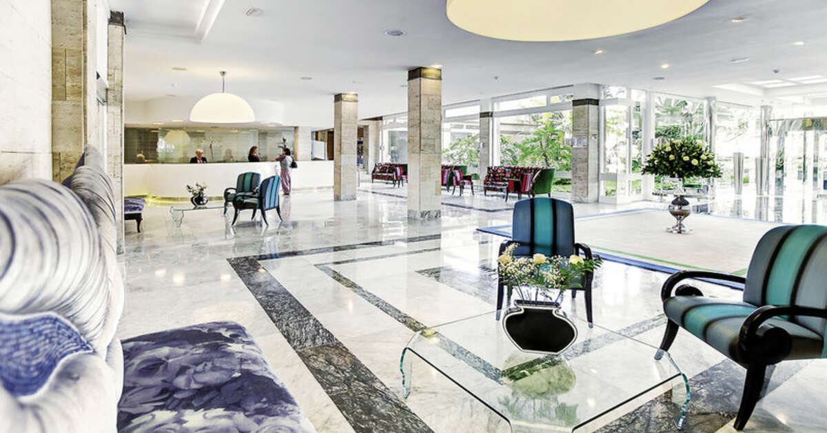 Een foto van het interieur van Bull Hotel Costa Canaria & Spa