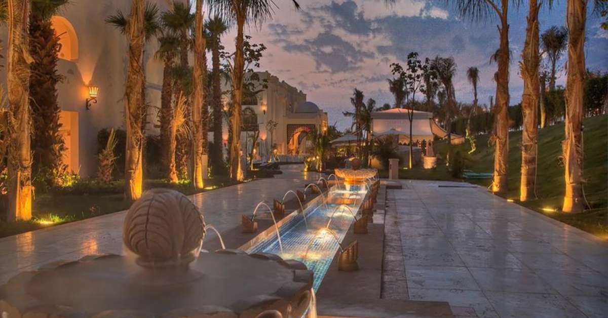 Ein Foto von der Terrasse im Swissotel Sharm El Sheikh All Inclusive Collection
