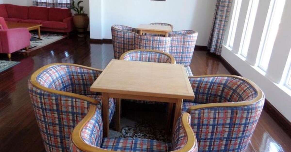 Een foto van het interieur van Hotel Luar