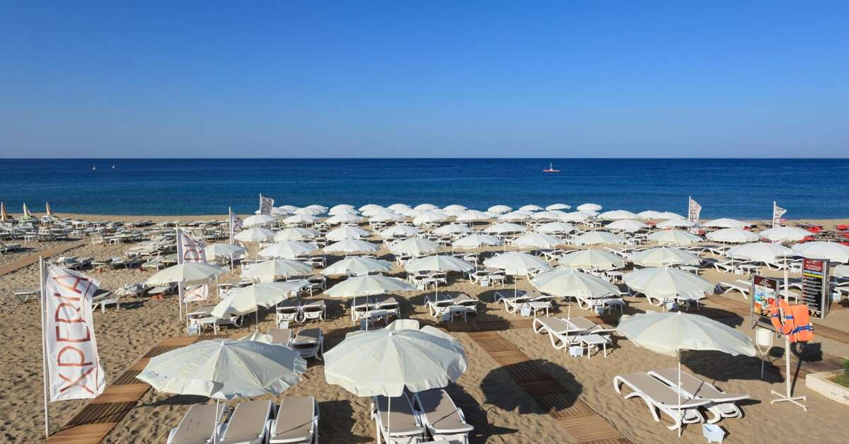 Een foto van het strand bij Xperia Saray Beach Hotel