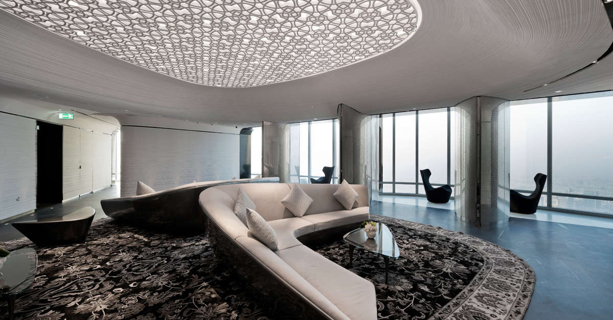 Ein Foto vom Innenbereich im Armani Hotel Dubai