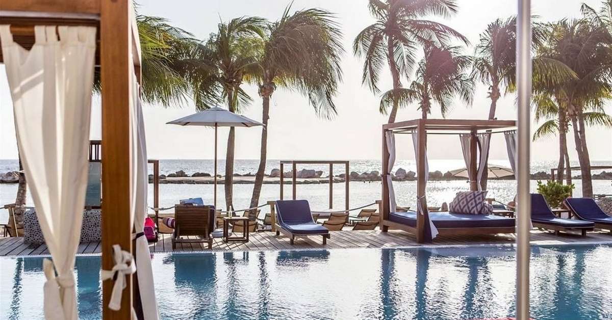 Een foto van het zwembad bij Acoya Curacao Resort Villas & Spa