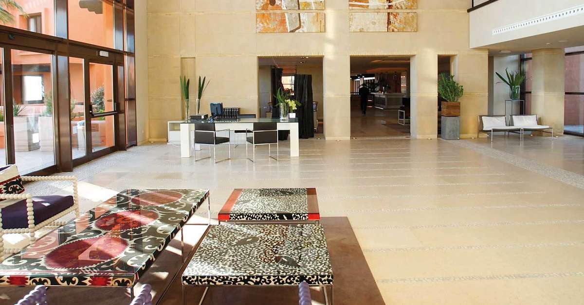 Een foto van het interieur van Novo Resort