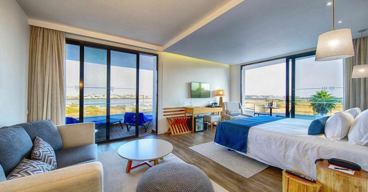 Een foto van het interieur van Jupiter Marina Hotel