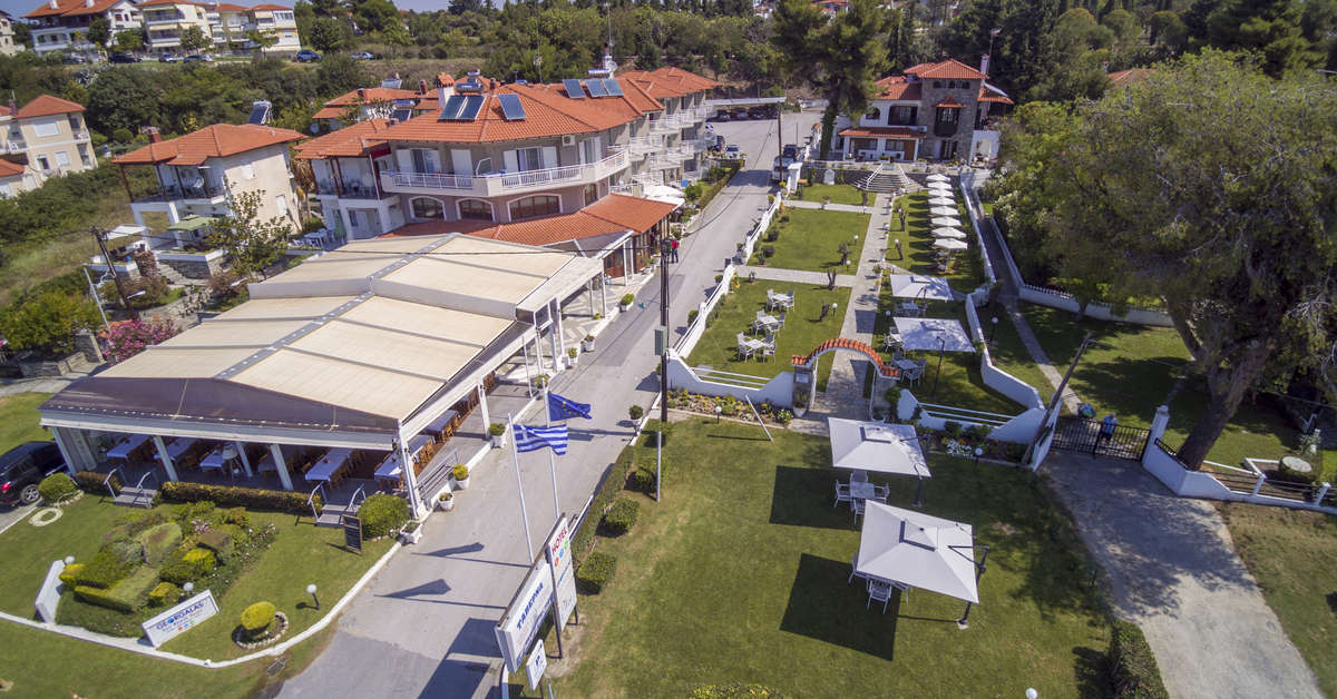 Een foto van de buitenkant van Georgalas Sun Beach Resort