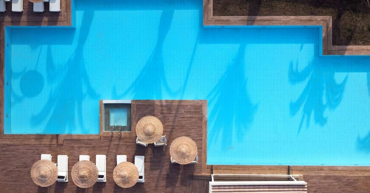 Ein Foto vom Pool im Golden Sun Resort & Spa