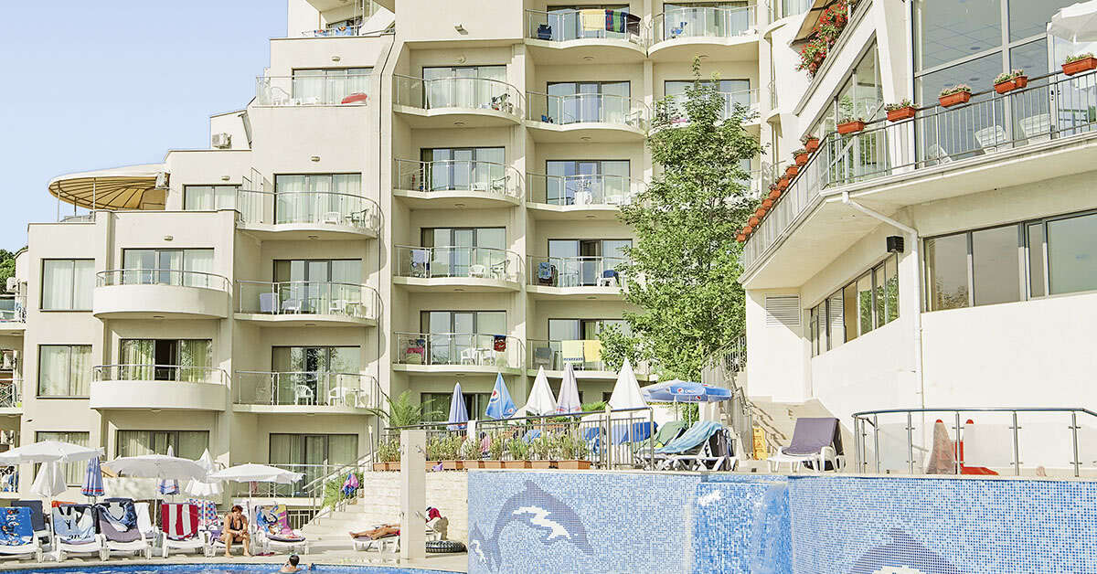 Een foto van het zwembad bij Parkhotel Golden Beach