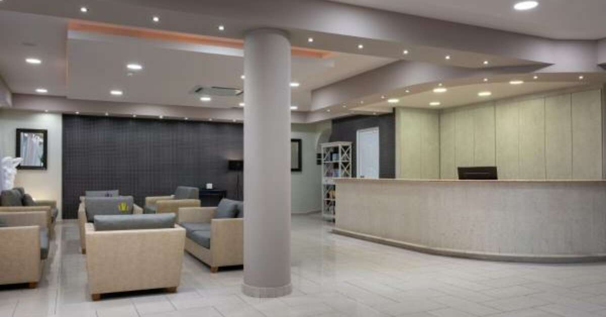 Een foto van het interieur van Zante Atlantis Hotel