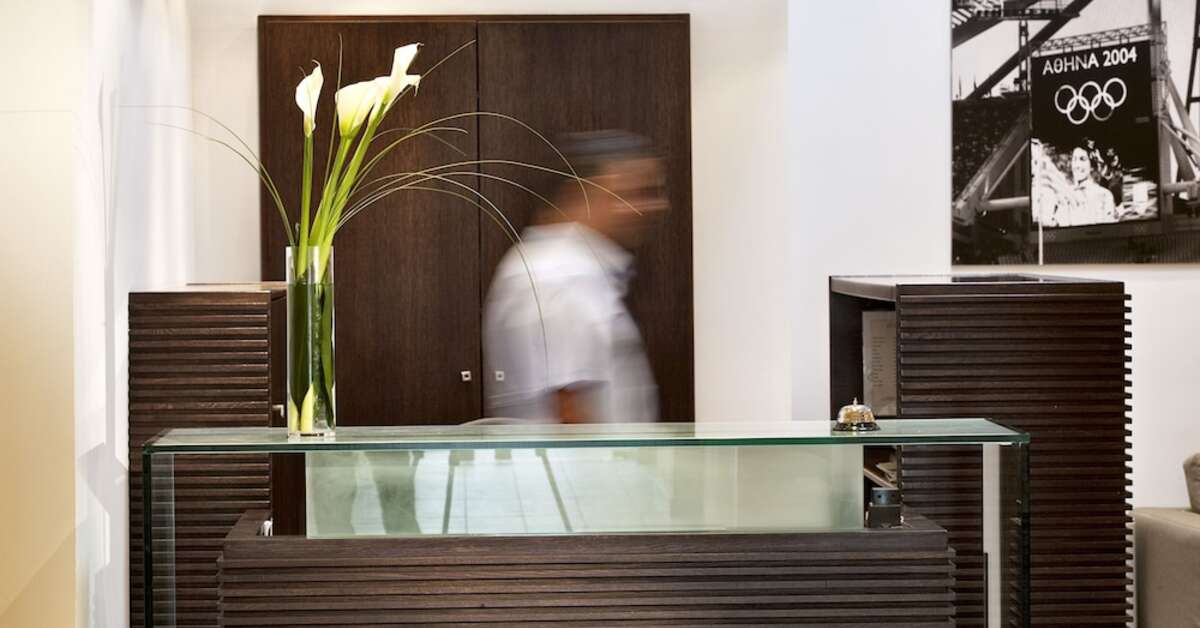 Een foto van het interieur van Arion Athens Hotel