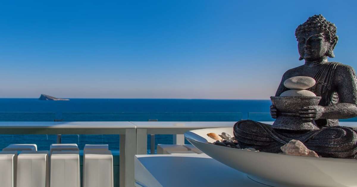 Een foto van de buitenkant van Villa del Mar Hotel
