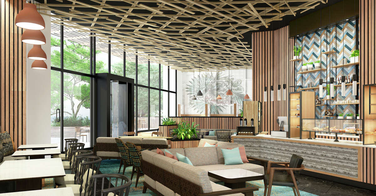 Een foto van het interieur van Canopy by Hilton Cancun La Isla