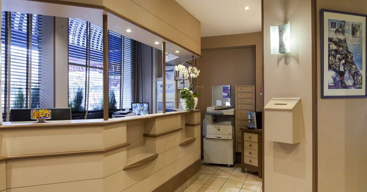 Een foto van het interieur van Timhotel Paris Gare Montparnasse