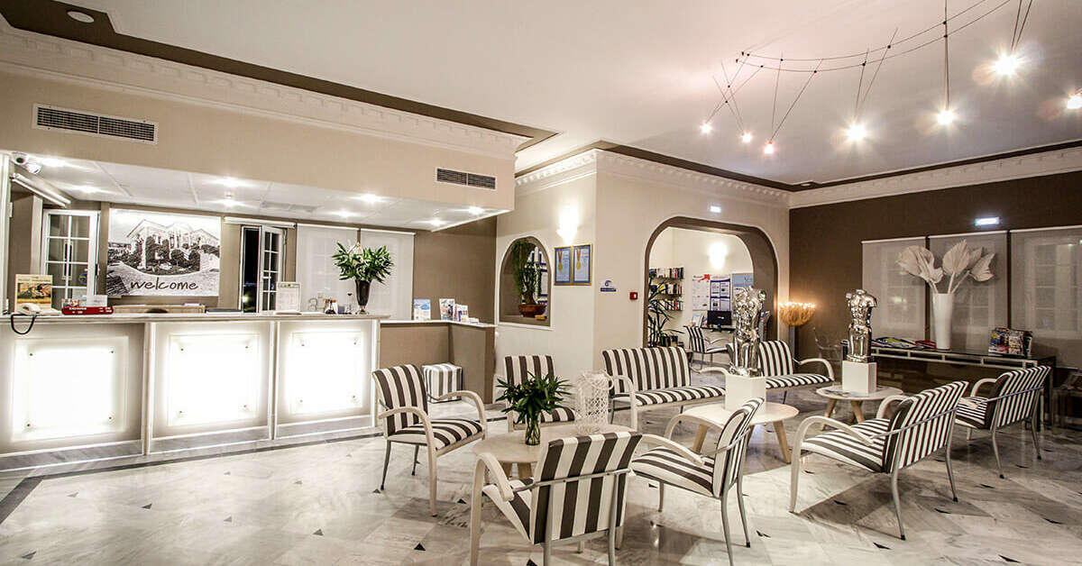 Een foto van het interieur van Louros Beach Hotel & Spa