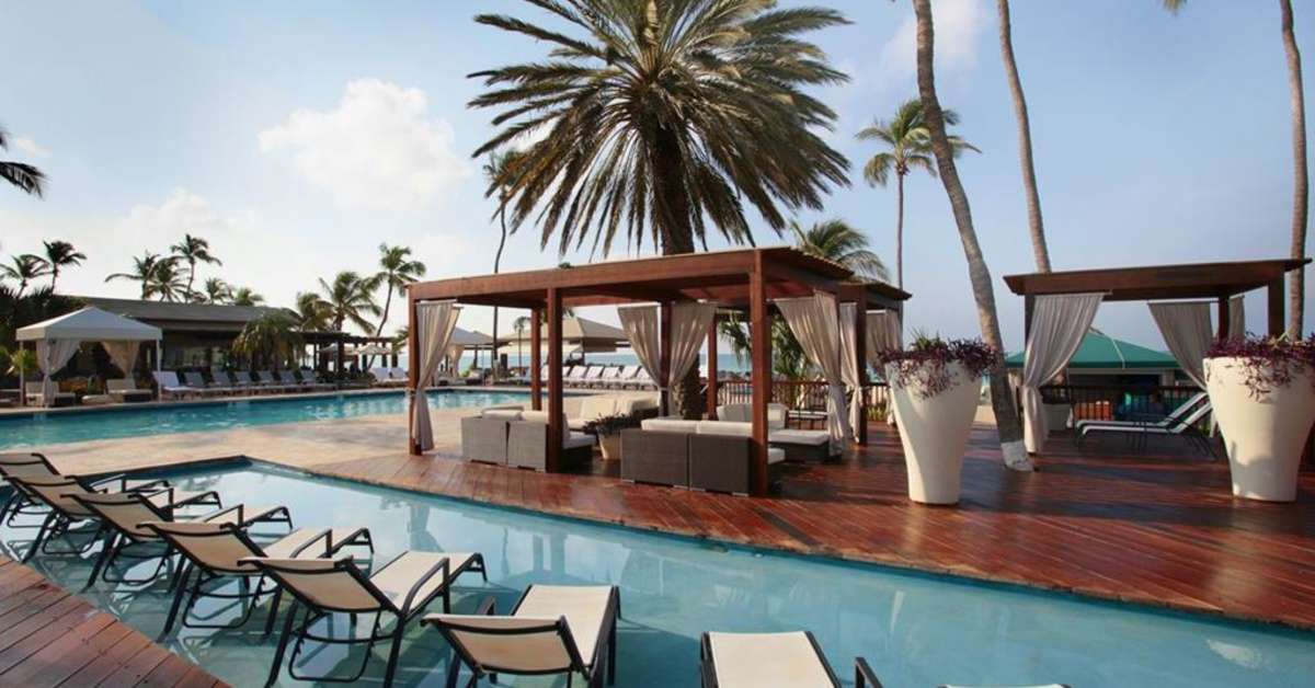 Een foto van het zwembad bij Divi Aruba All Inclusive