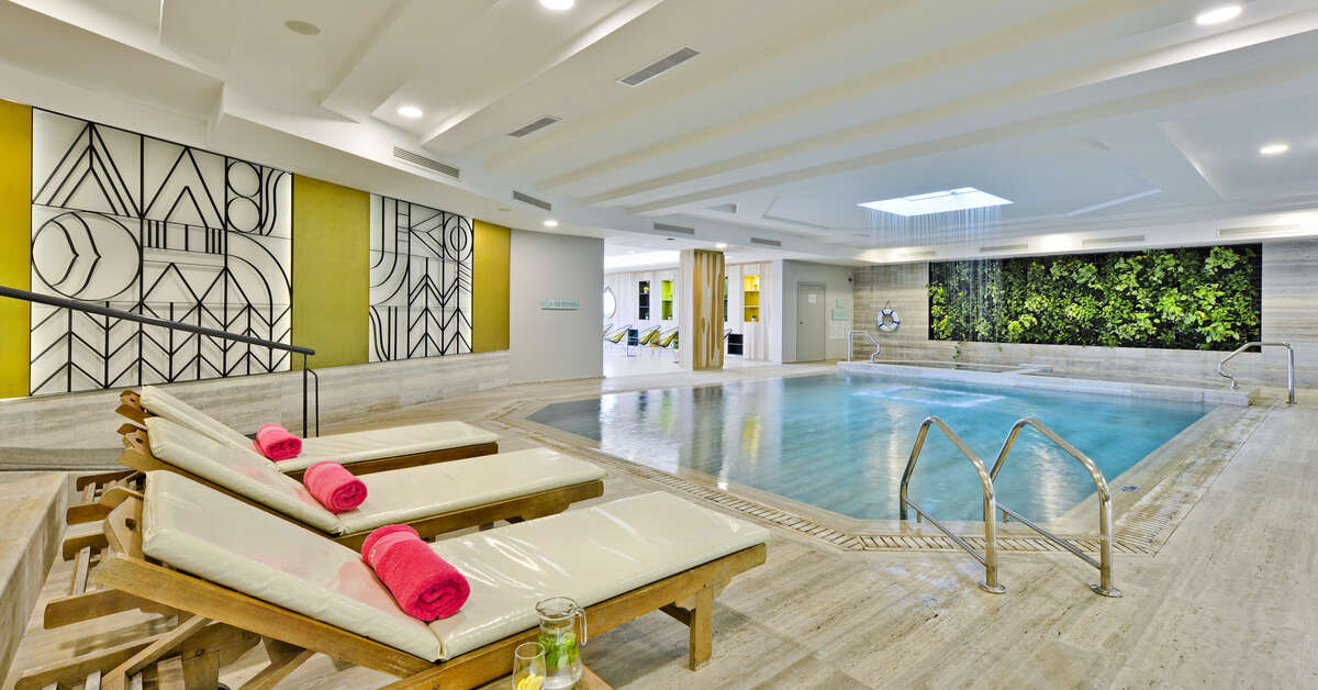 Ein Foto von den Einrichtungen im Napa Mermaid Hotel & Suites