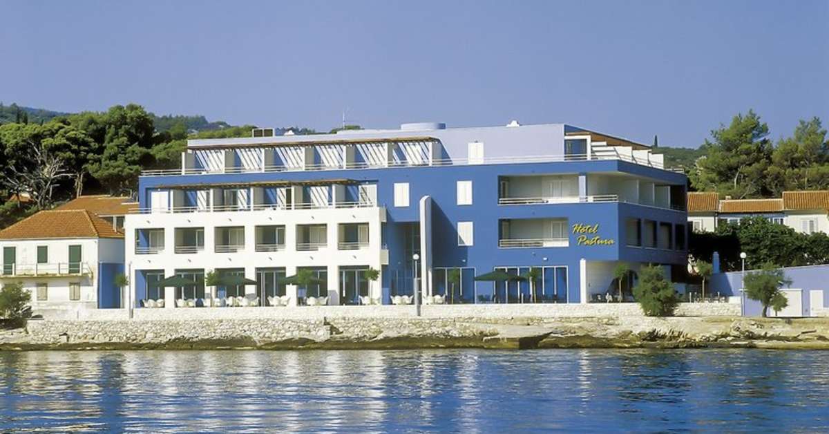 Een foto van de buitenkant van Hotel Pastura