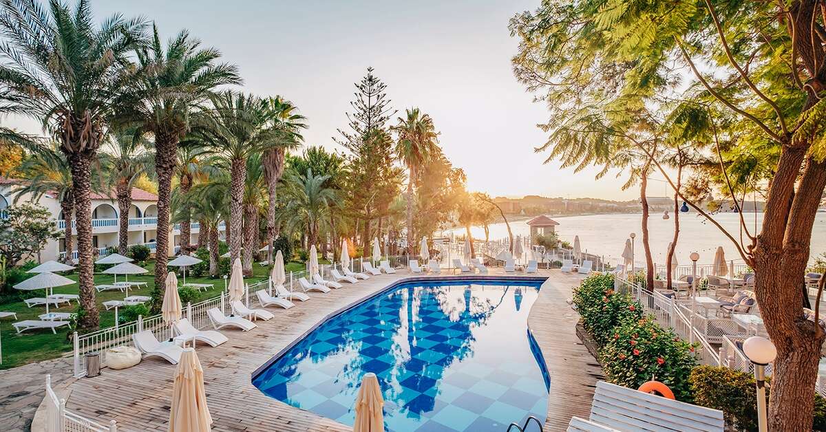 Een foto van het zwembad bij Utopia Beach Club