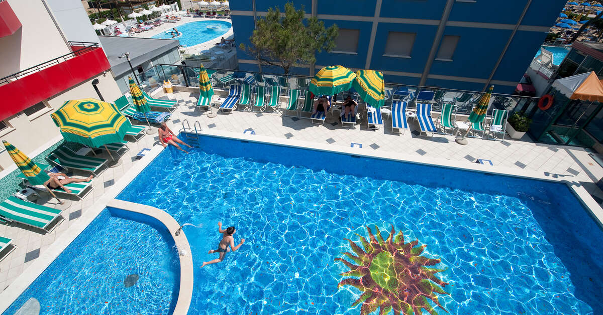 Ein Foto von einer Übersicht des Hotel Kennedy Lido di Jesolo