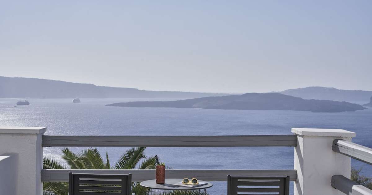 Ein Foto Mr & Mrs White Santorini