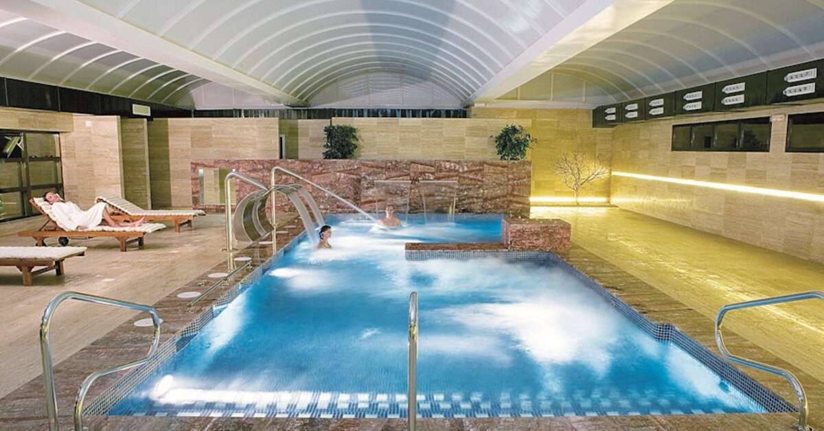 Ein Foto vom Pool im Hotel Rosamar