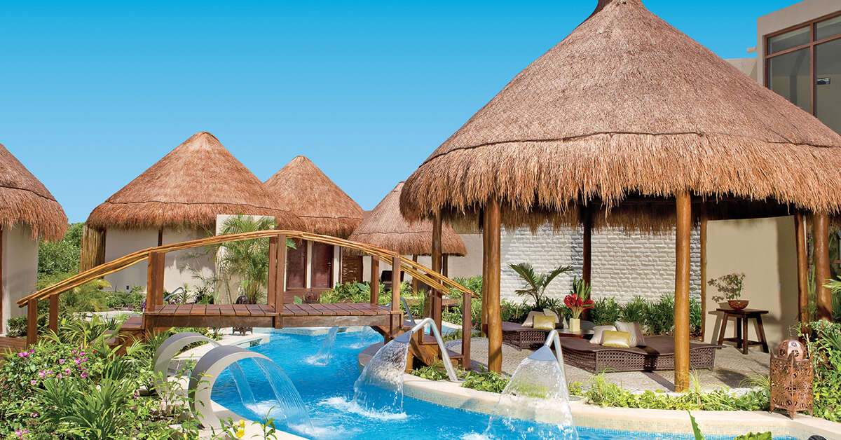 Ein Foto vom Pool im Dreams Riviera Cancun Resort & Spa