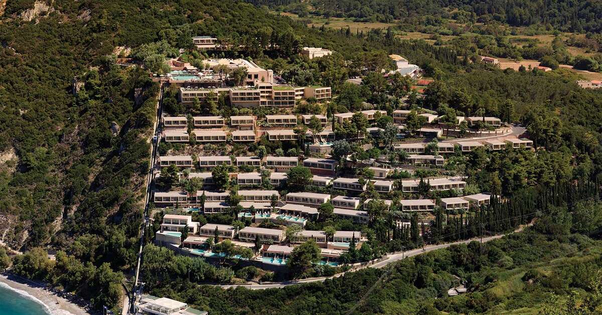 Een foto van een overzicht van Atlantica Grand Mediterraneo-Resort & Spa