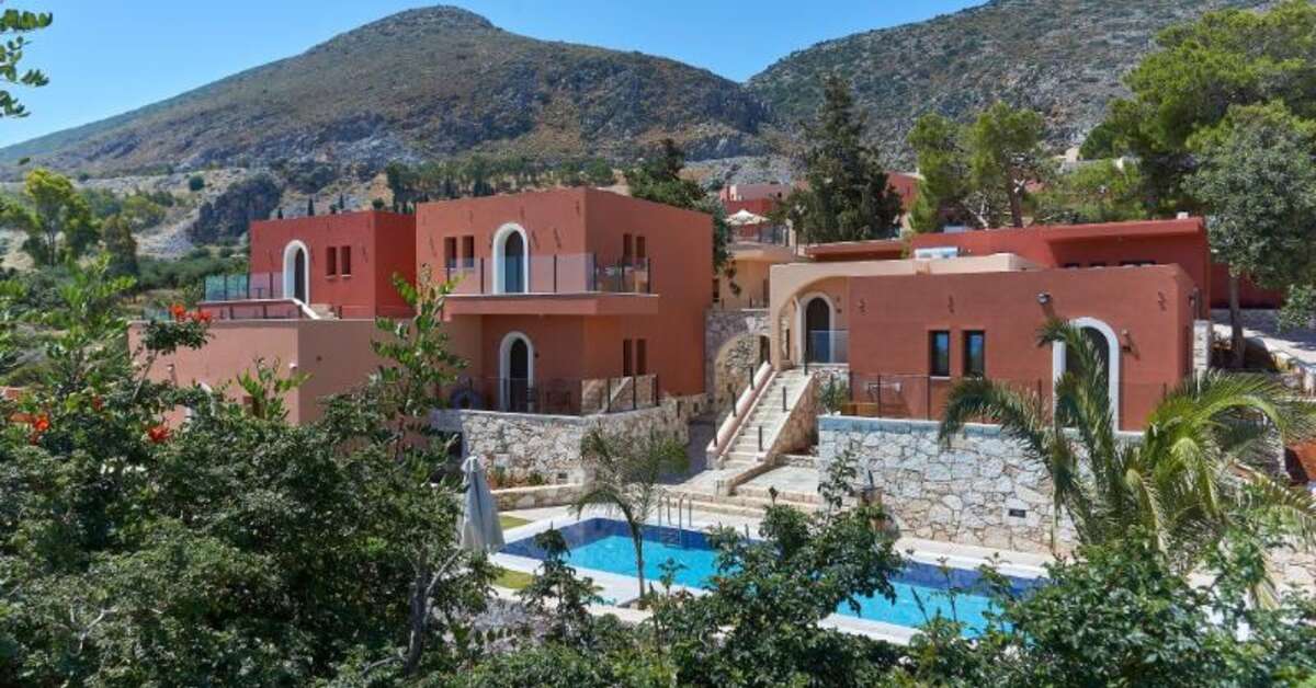 Ein Foto vom Pool im Esperides Resort Crete
