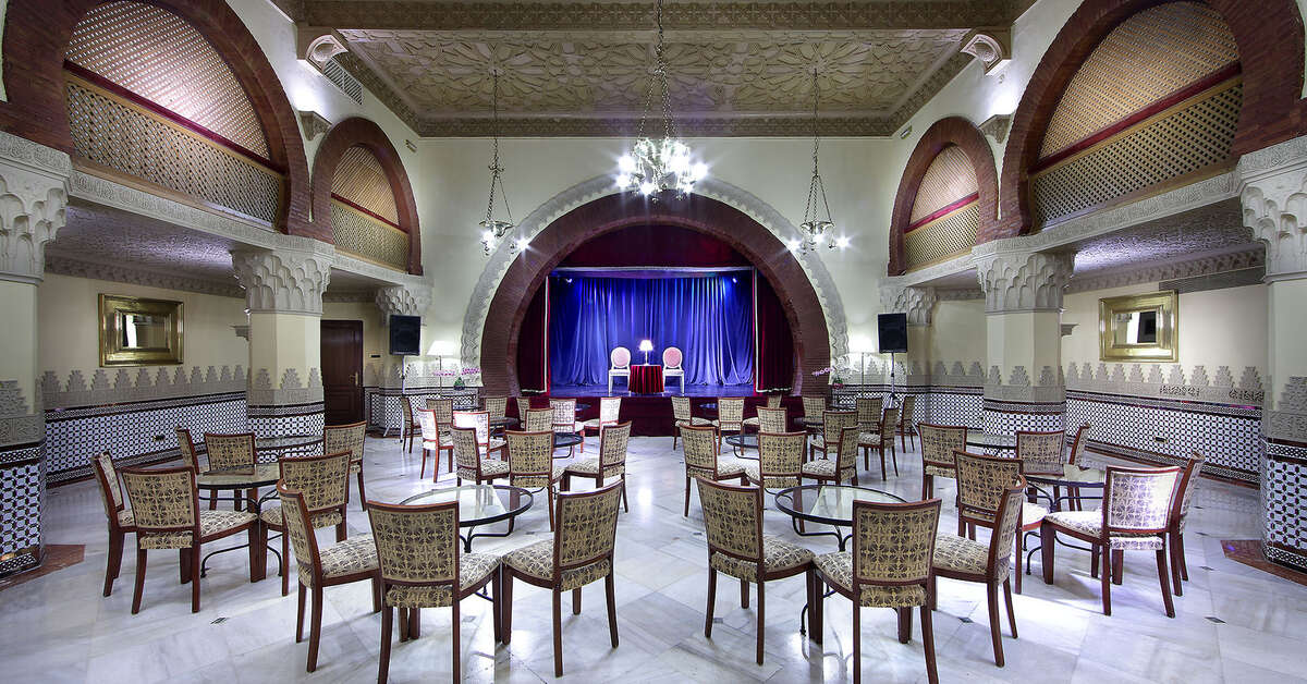 Een foto van de faciliteiten bij Hotel Alhambra Palace