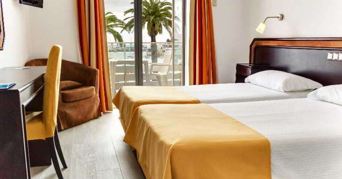 Een foto van een overzicht van Hotel Baia