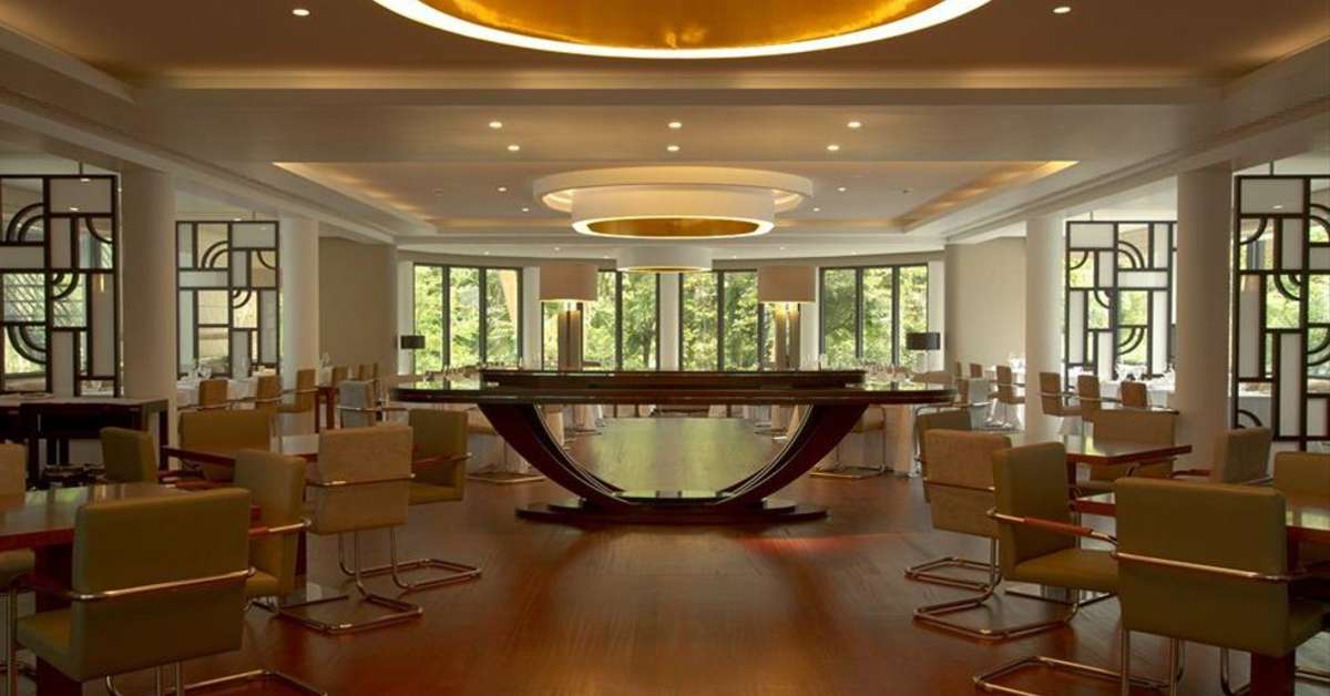 Een foto van het interieur van Terra Nostra Garden Hotel