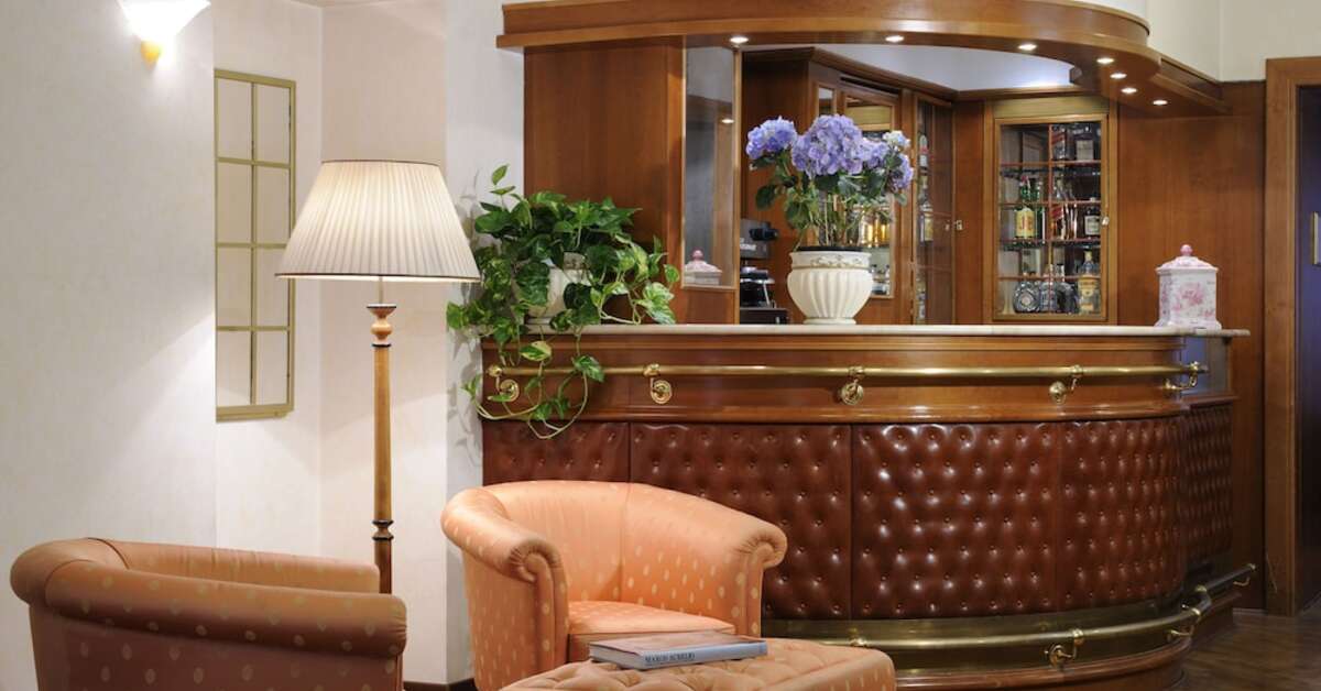 Een foto van het interieur van Hotel Torino