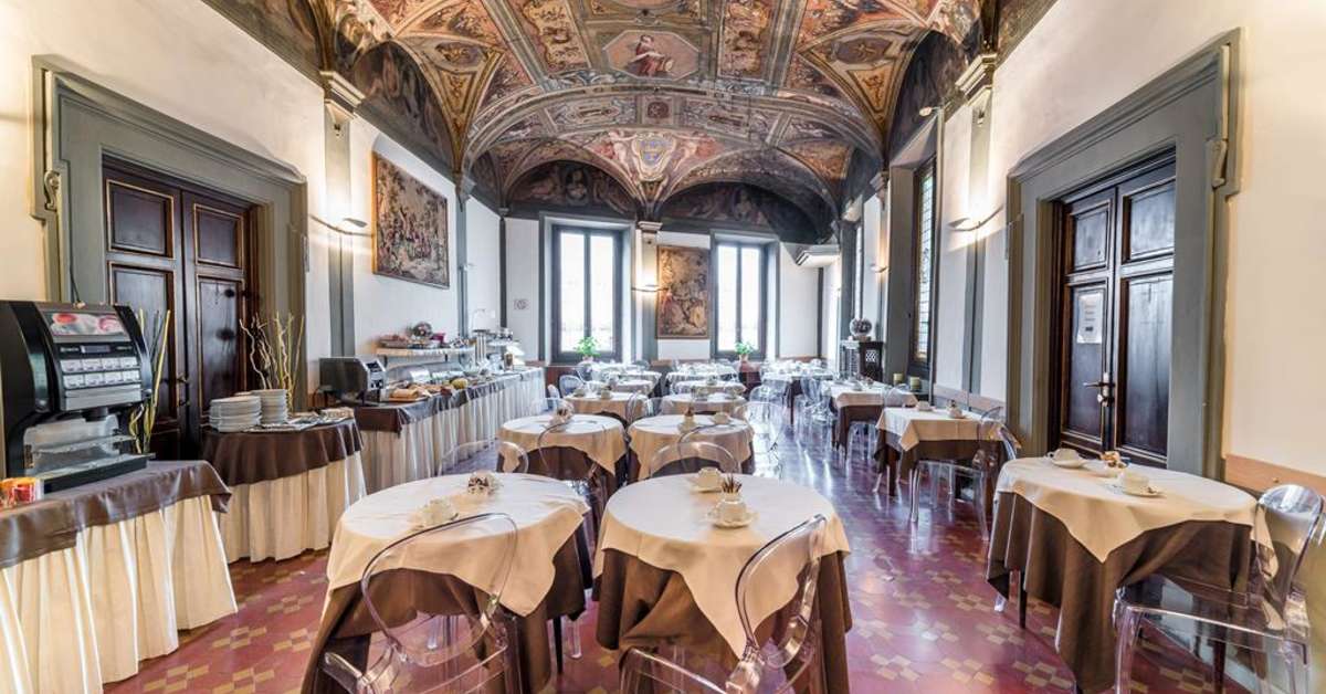 Een foto van de faciliteiten bij Hotel Paris Florence