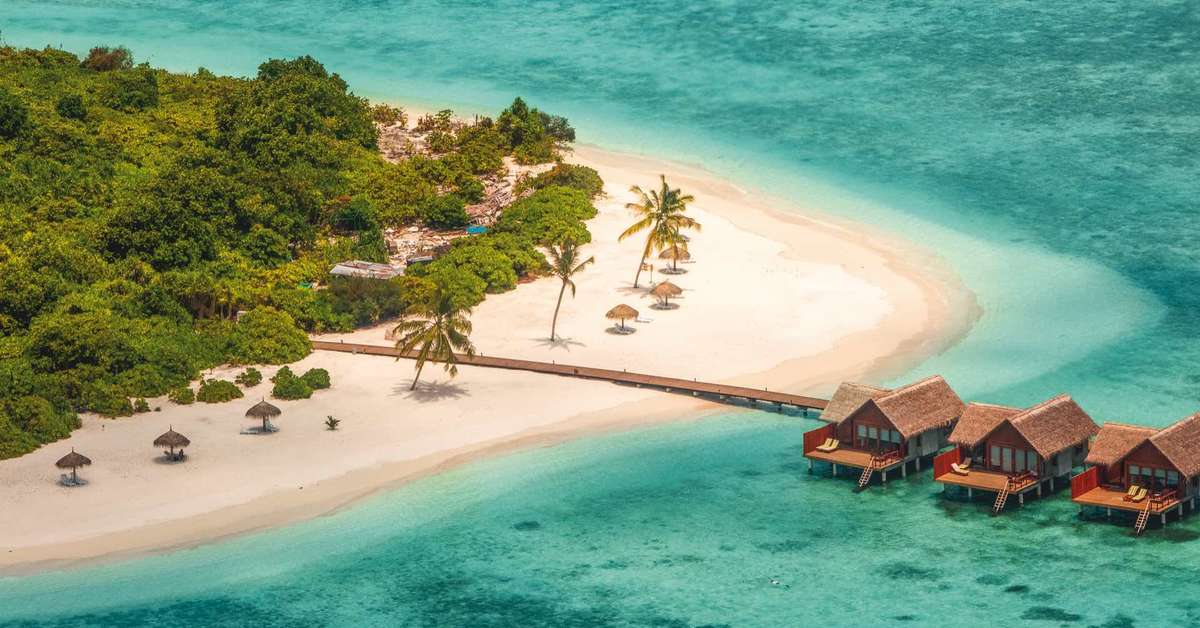Een foto van het strand bij Furaveri Island Resort & Spa