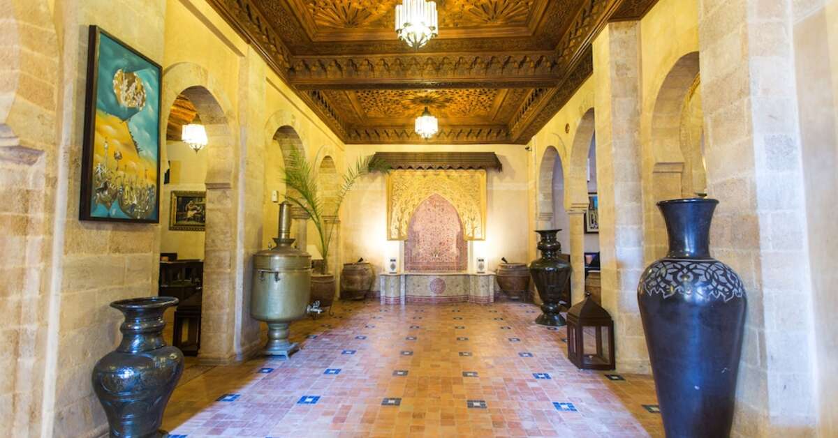 Een foto van het interieur van Riad Mimouna