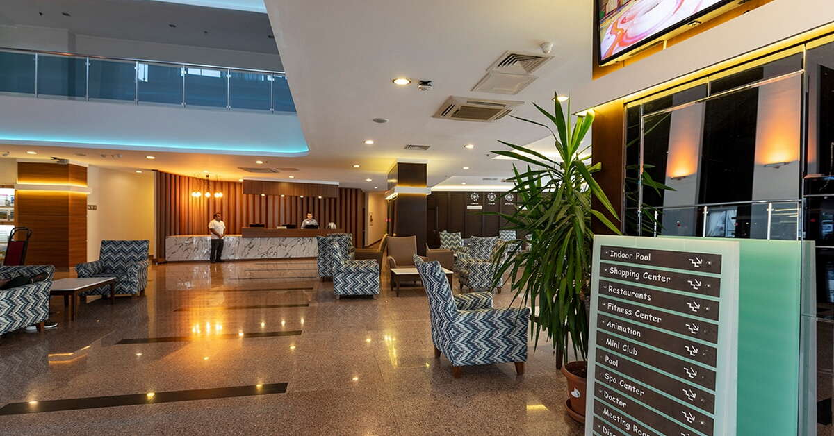 Een foto van het interieur van Narcia Resort Side