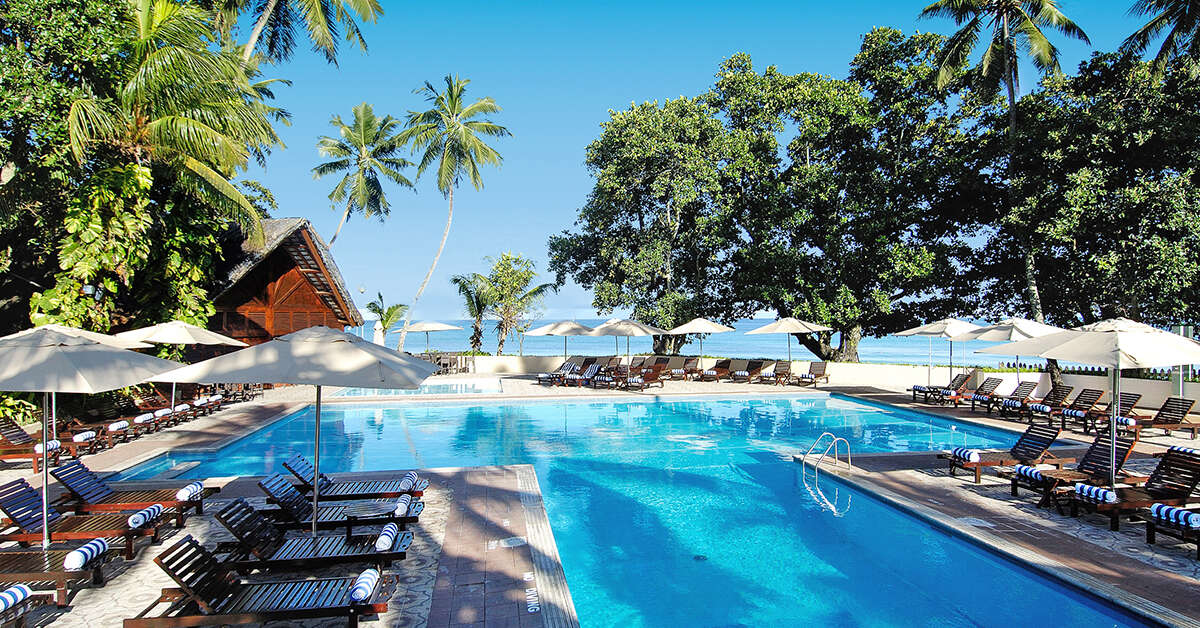 Ein Foto vom Pool im Berjaya Beau Vallon Bay Resort & Casino