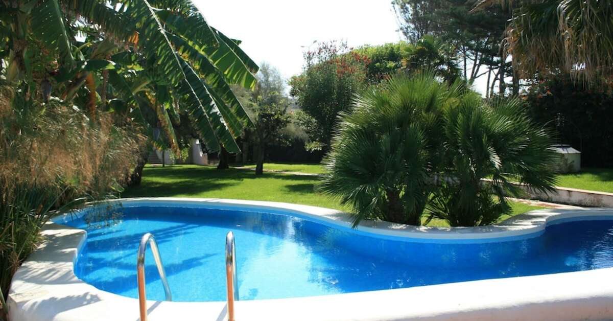 Een foto van het zwembad bij Hotel Villa Mediterranea