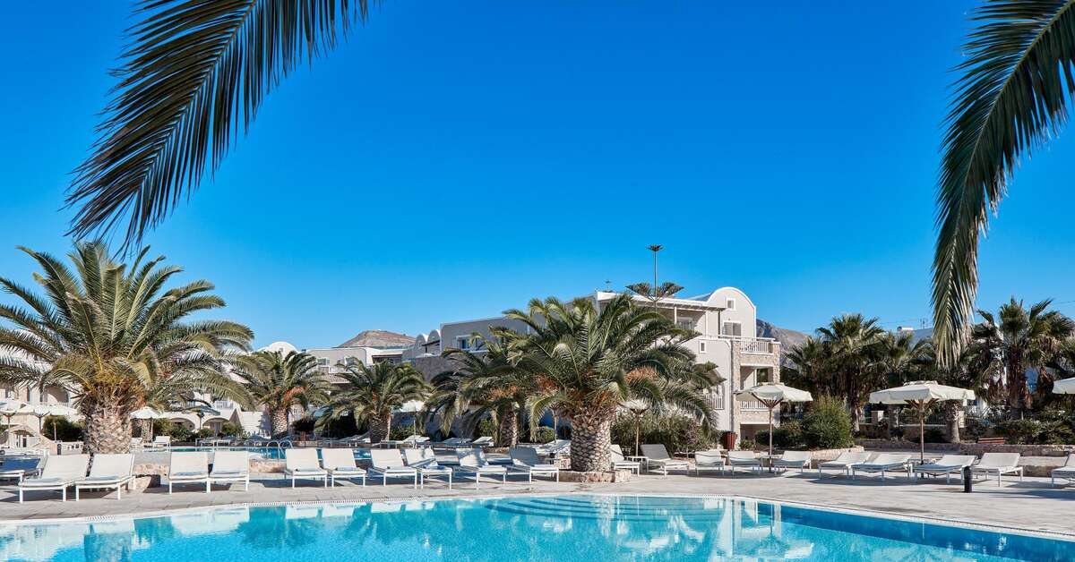 Ein Foto vom Pool im Santo Miramare Resort