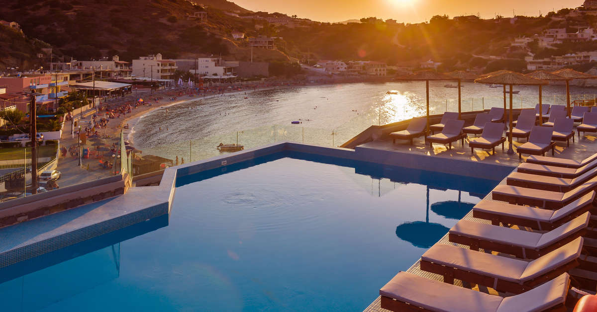 Een foto van het zwembad bij Lygaria Beach Hotel