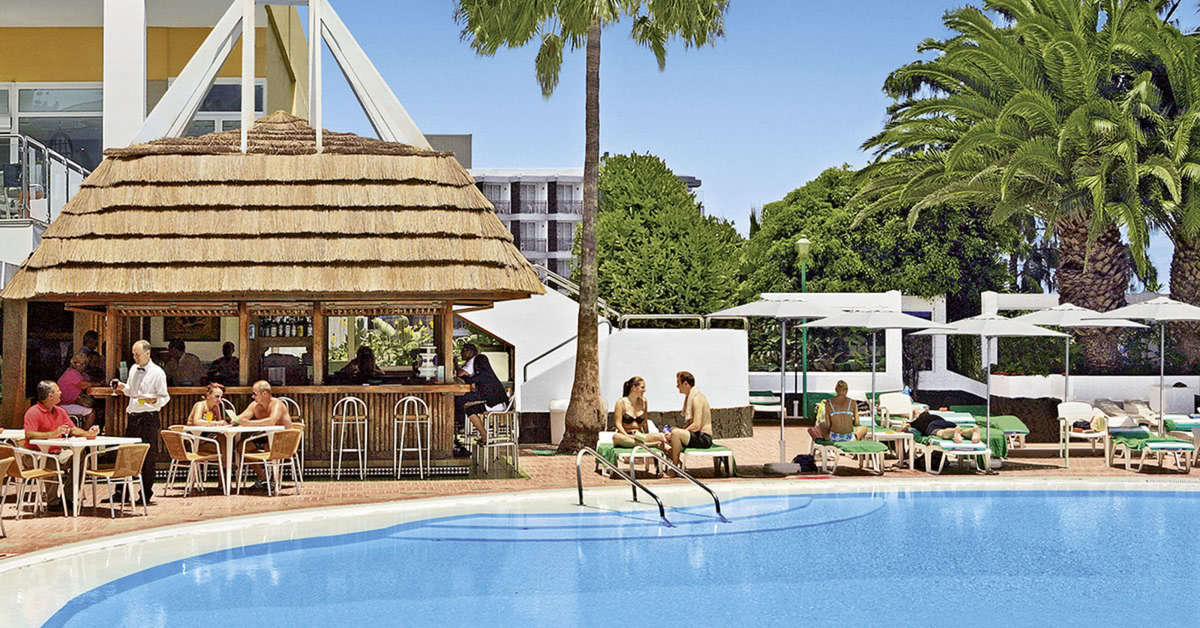 Een foto van een overzicht van Allsun Hotel Lucana