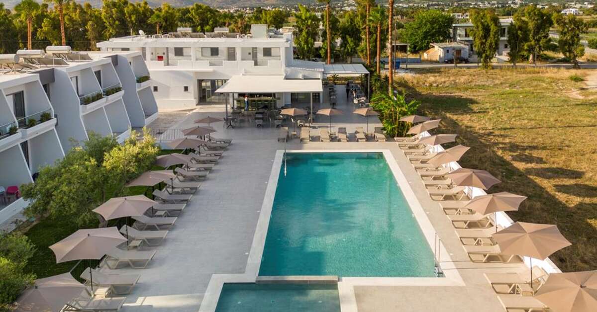 Een foto van het zwembad bij Smaragdi Kos Hotel