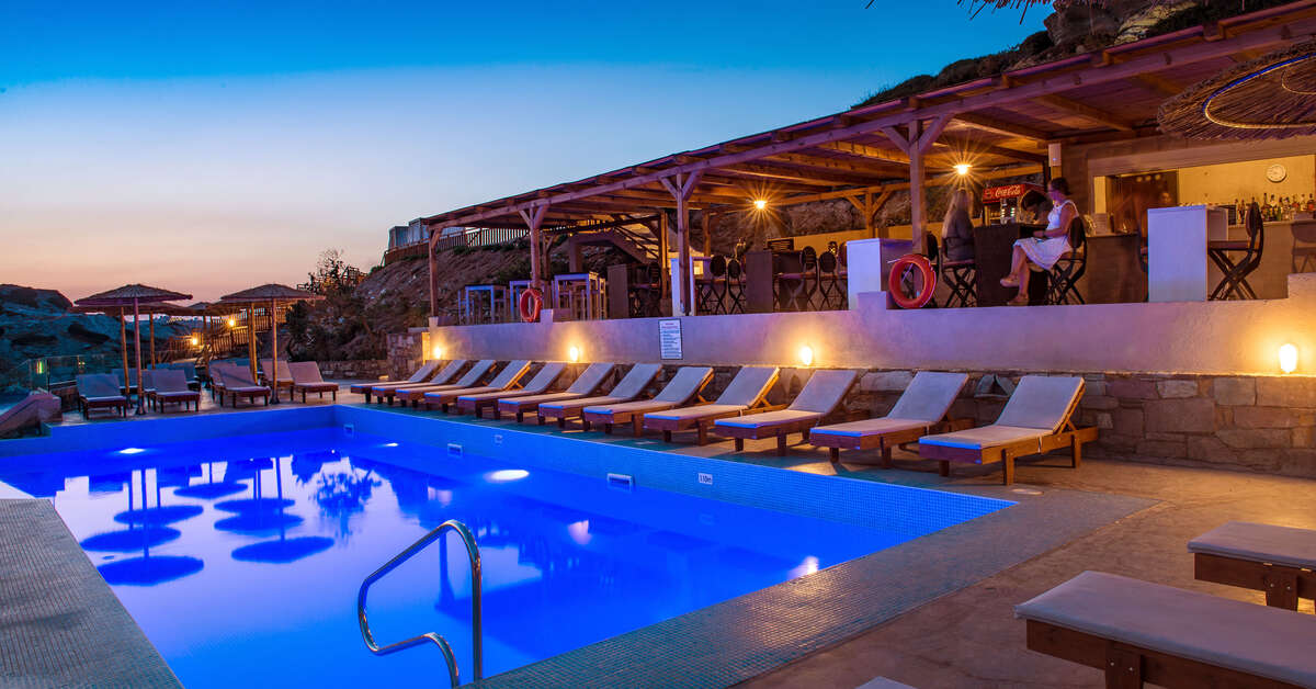 Een foto van het zwembad bij Lygaria Beach Hotel