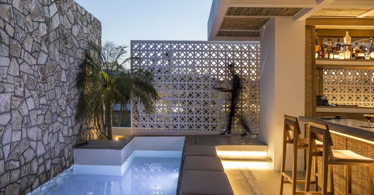 Een foto van de faciliteiten bij Kouros Exclusive Hotel